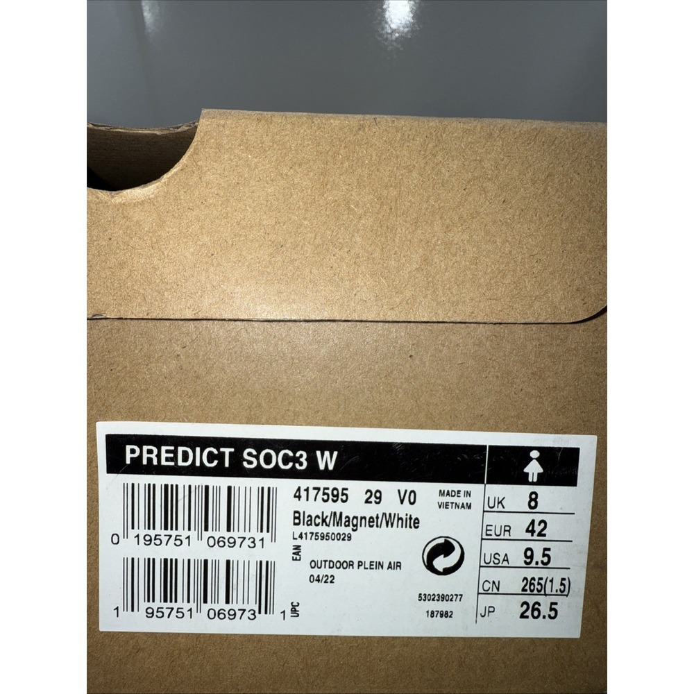 Salomon Predict Soc 3 Womens Size 9.5 Running Shoes Black White - Picture 12 of 13